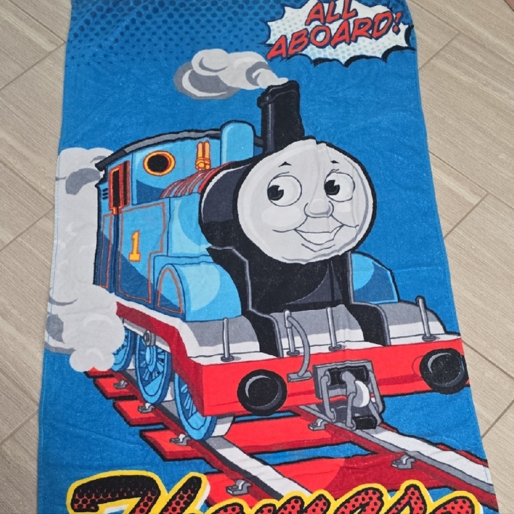 Thomas & Friends Blue Train Swim Cotton Baby, Toddler Bath Towels New No Tag